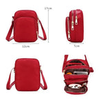 New Trendy Crossbody Zipper  Shoulder Bag For Ladies And Girls Multifunction Handbag Wrist Purse For Females Stevvex