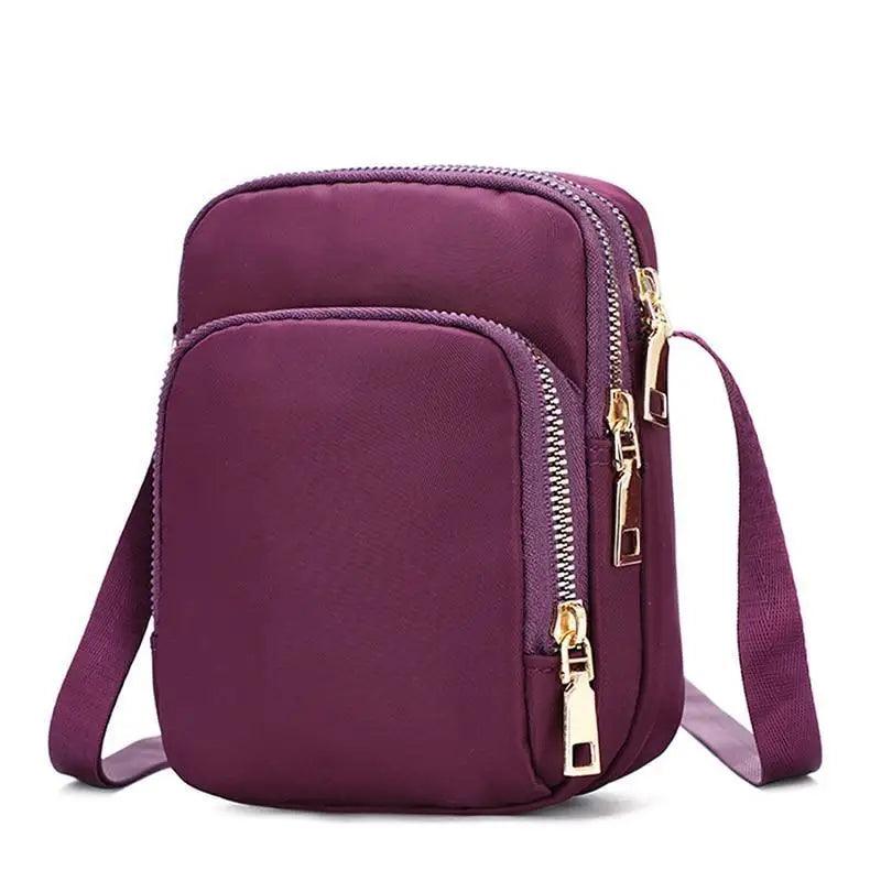 New Trendy Crossbody Zipper  Shoulder Bag For Ladies And Girls Multifunction Handbag Wrist Purse For Females Stevvex