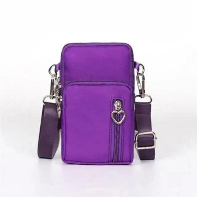New Trendy Crossbody Zipper  Shoulder Bag For Ladies And Girls Multifunction Handbag Wrist Purse For Females Stevvex