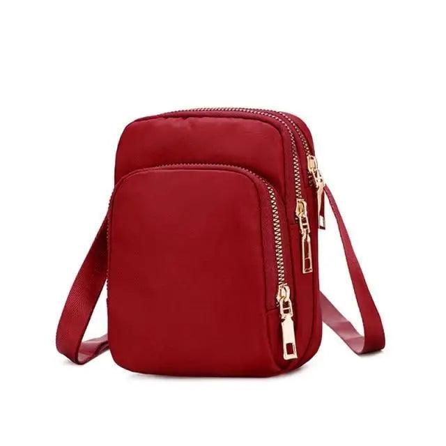New Trendy Crossbody Zipper  Shoulder Bag For Ladies And Girls Multifunction Handbag Wrist Purse For Females Stevvex