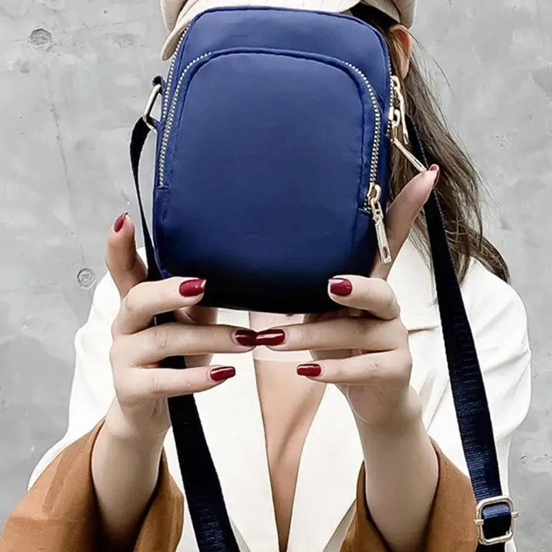 New Trendy Crossbody Zipper  Shoulder Bag For Ladies And Girls Multifunction Handbag Wrist Purse For Females Stevvex