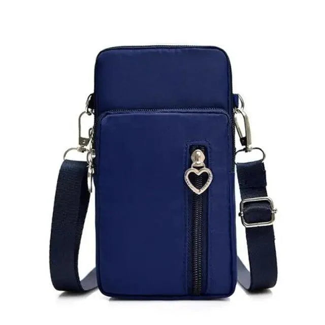 New Trendy Crossbody Zipper  Shoulder Bag For Ladies And Girls Multifunction Handbag Wrist Purse For Females Stevvex