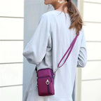 New Trendy Crossbody Zipper  Shoulder Bag For Ladies And Girls Multifunction Handbag Wrist Purse For Females Stevvex