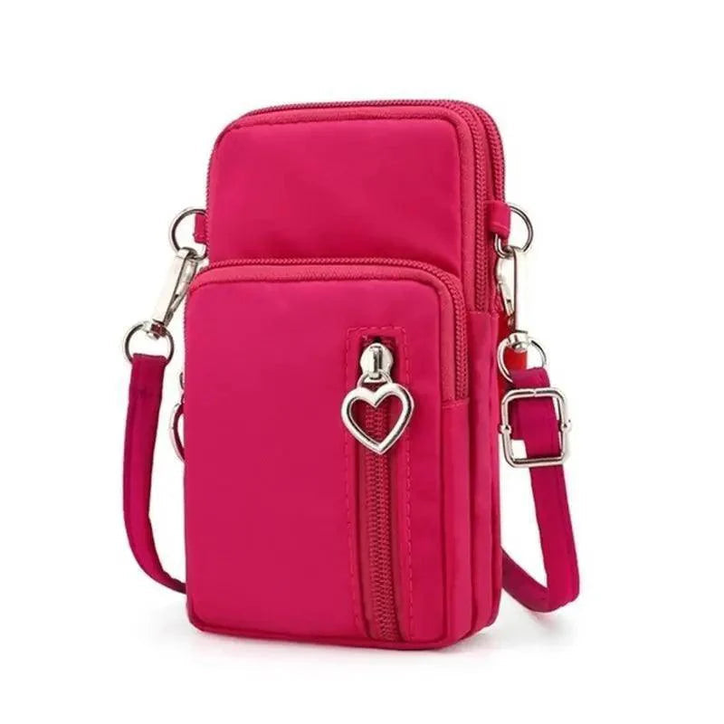 New Trendy Crossbody Zipper  Shoulder Bag For Ladies And Girls Multifunction Handbag Wrist Purse For Females Stevvex