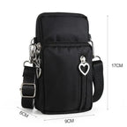 New Trendy Crossbody Zipper  Shoulder Bag For Ladies And Girls Multifunction Handbag Wrist Purse For Females Stevvex