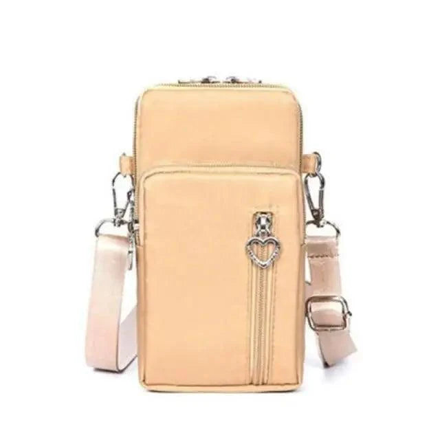 New Trendy Crossbody Zipper  Shoulder Bag For Ladies And Girls Multifunction Handbag Wrist Purse For Females Stevvex