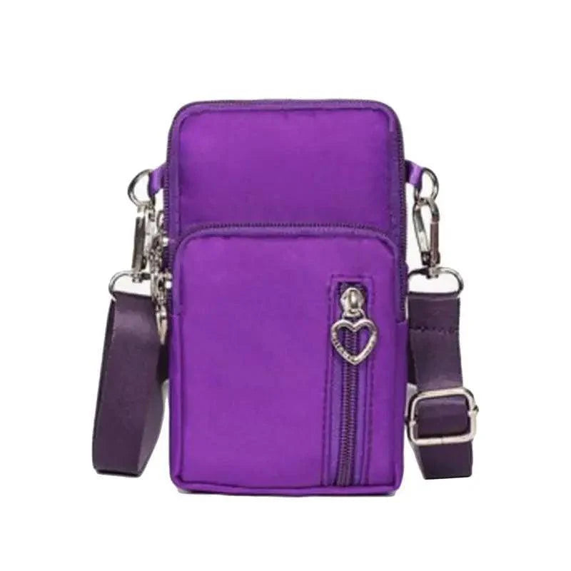 New Trendy Crossbody Zipper  Shoulder Bag For Ladies And Girls Multifunction Handbag Wrist Purse For Females Stevvex