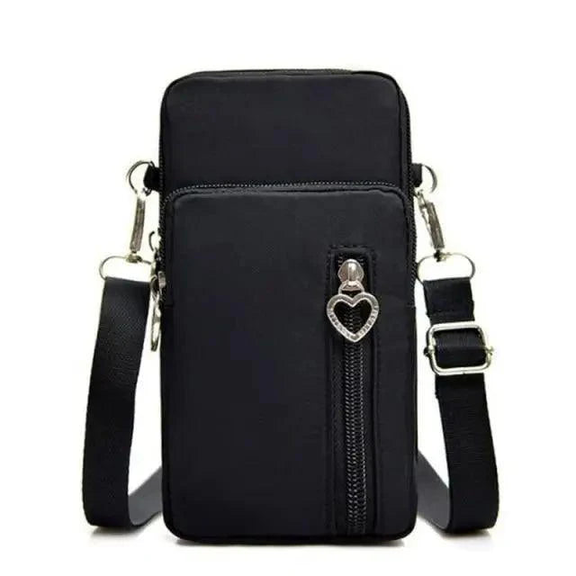 New Trendy Crossbody Zipper  Shoulder Bag For Ladies And Girls Multifunction Handbag Wrist Purse For Females Stevvex
