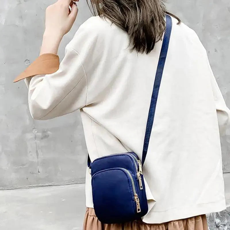 New Trendy Crossbody Zipper  Shoulder Bag For Ladies And Girls Multifunction Handbag Wrist Purse For Females Stevvex