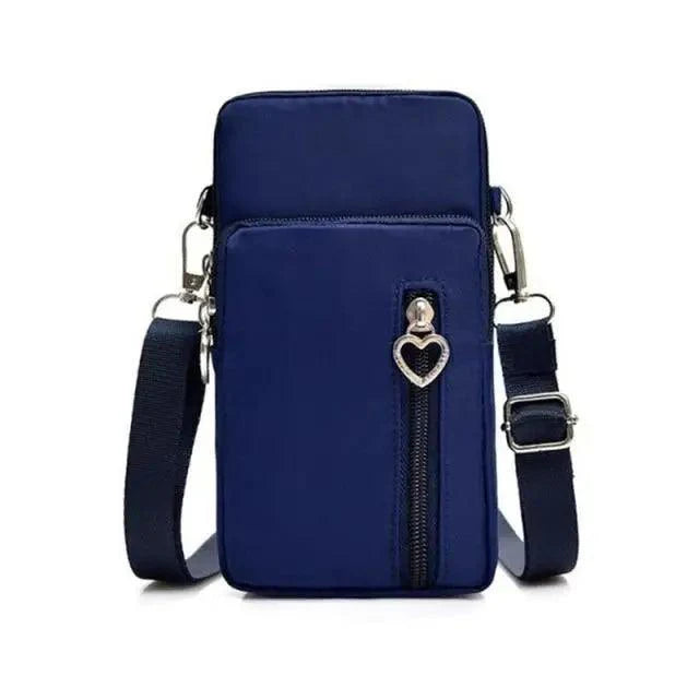 New Trendy Crossbody Zipper  Shoulder Bag For Ladies And Girls Multifunction Handbag Wrist Purse For Females Stevvex