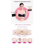 New Trendy Invisible Bras Bralette Underwear Women's Push Up Strapless Bra Wedding Brassiere Underwired Back 1/2 Cup Stevvex