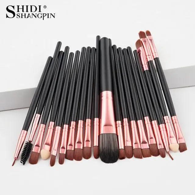 New Trendy Makeup Brushes Sets For Foundation Powder Blush Eyeshadow Concealer Lip Eye Make Up Brush Cosmetics Beauty Tool Stevvex