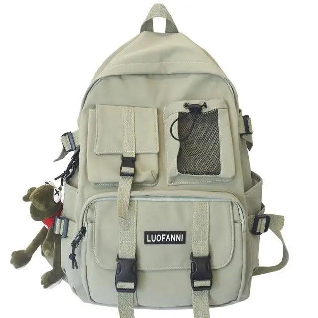 New Trendy Nylon Backpack For Women, Girls And Boy Stylish Travel Mesh, Student College School Bag, Cool Laptop Backpack For Women And Men Stevvex