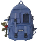 New Trendy Nylon Backpack For Women, Girls And Boy Stylish Travel Mesh, Student College School Bag, Cool Laptop Backpack For Women And Men Stevvex
