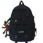 New Trendy Nylon Backpack For Women, Girls And Boy Stylish Travel Mesh, Student College School Bag, Cool Laptop Backpack For Women And Men Stevvex
