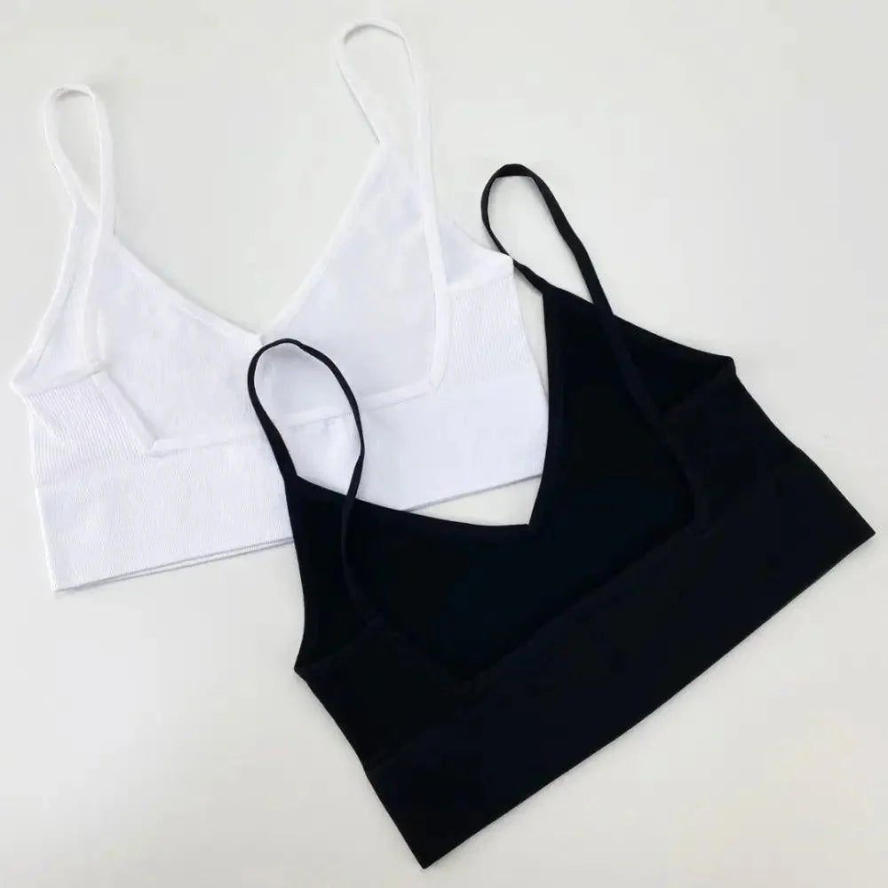 New Trendy Open Back Bra Seamless Brassiere, Comfortable Top Women Wire free Low Back Underwear No Pad Unlined Backless Bra Stevvex