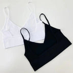 New Trendy Open Back Bra Seamless Brassiere, Comfortable Top Women Wire free Low Back Underwear No Pad Unlined Backless Bra Stevvex