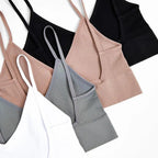 New Trendy Open Back Bra Seamless Brassiere, Comfortable Top Women Wire free Low Back Underwear No Pad Unlined Backless Bra Stevvex