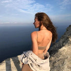 New Trendy Open Back Bra Seamless Brassiere, Comfortable Top Women Wire free Low Back Underwear No Pad Unlined Backless Bra Stevvex