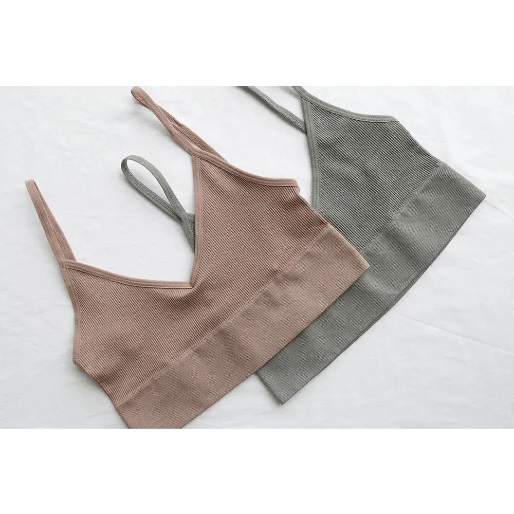 New Trendy Open Back Bra Seamless Brassiere, Comfortable Top Women Wire free Low Back Underwear No Pad Unlined Backless Bra Stevvex