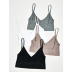 New Trendy Open Back Bra Seamless Brassiere, Comfortable Top Women Wire free Low Back Underwear No Pad Unlined Backless Bra Stevvex