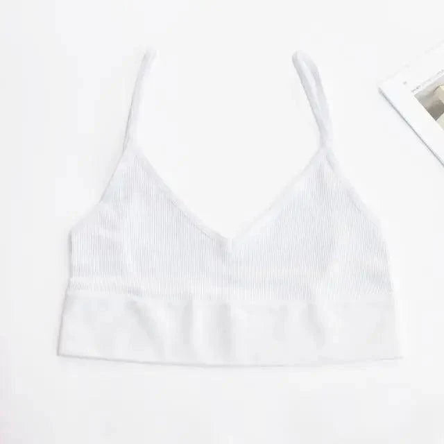 New Trendy Open Back Bra Seamless Brassiere, Comfortable Top Women Wire free Low Back Underwear No Pad Unlined Backless Bra Stevvex