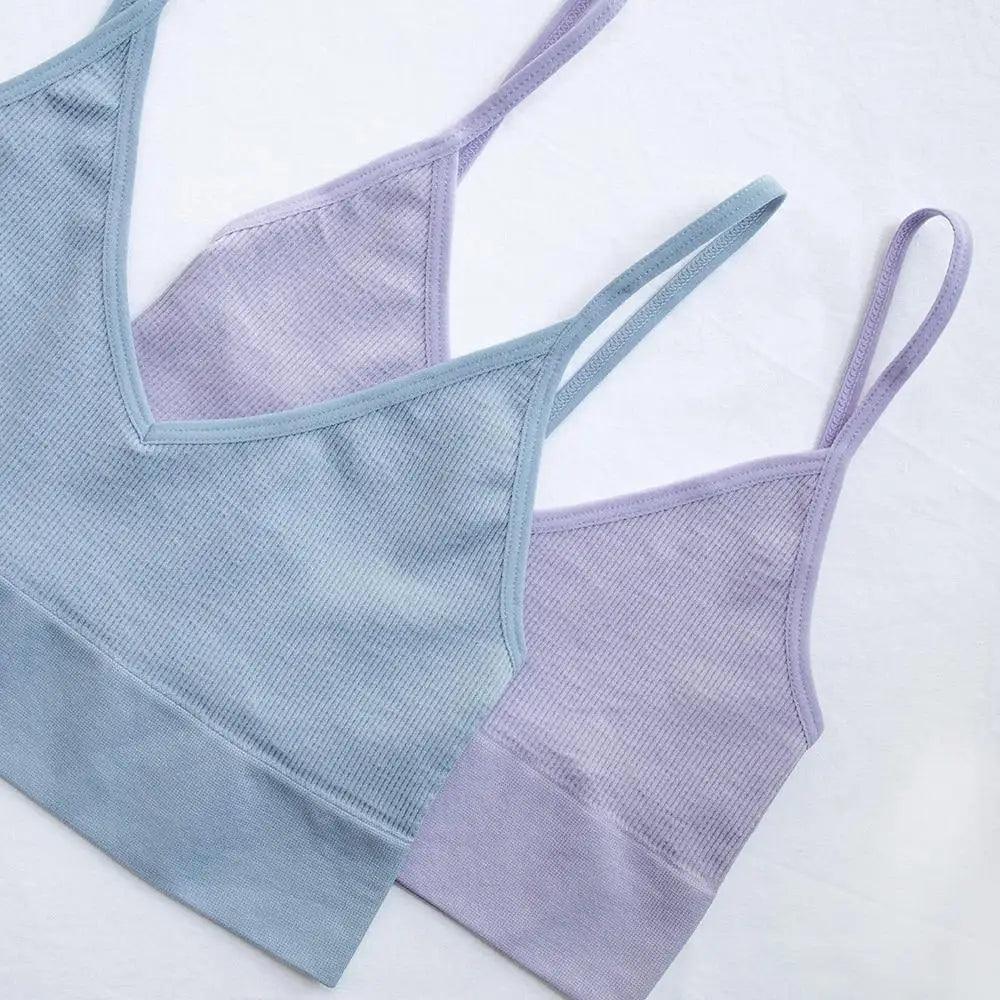New Trendy Open Back Bra Seamless Brassiere, Comfortable Top Women Wire free Low Back Underwear No Pad Unlined Backless Bra Stevvex