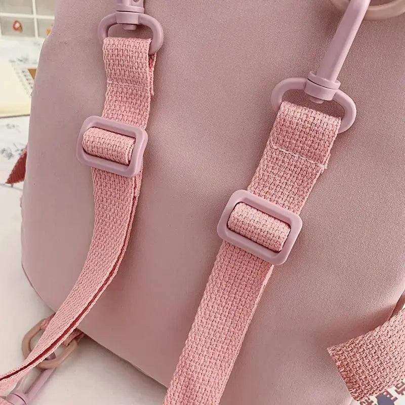 New Trendy Small Canvas Mini Backpack For Women And Girls Anti-theft Shoulder Bag And School Bag For Teenager Girls Stevvex