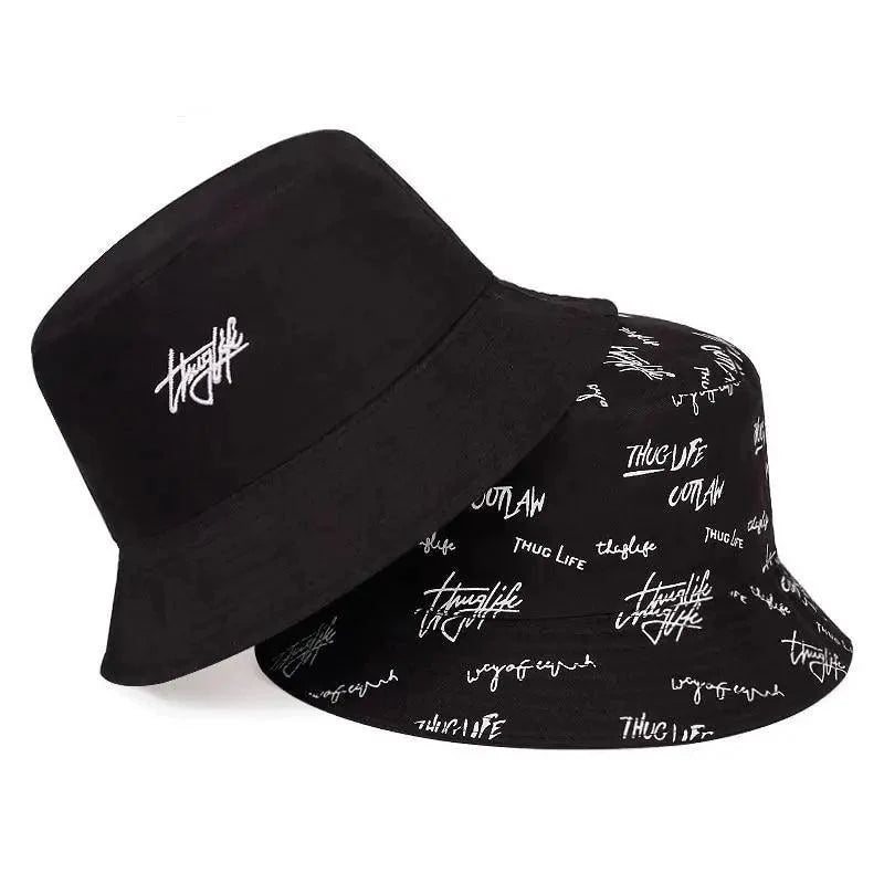 New Trendy Summer Bucket Hats For Women Men's Panama Hat Double-sided Panama Sun Fishing Hat Fisherman Cap for Boys/Girls Stevvex