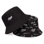 New Trendy Summer Bucket Hats For Women Men's Panama Hat Double-sided Panama Sun Fishing Hat Fisherman Cap for Boys/Girls Stevvex