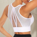New Trendy Women's T-shirts Workout Sports Bra Yoga Vest Backless Solid Quick Dry Running Gym Sport bra Yoga Shirts Stevvex