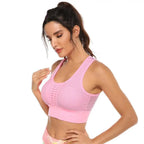 New Trendy Women's T-shirts Workout Sports Bra Yoga Vest Backless Solid Quick Dry Running Gym Sport bra Yoga Shirts Stevvex