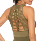 New Trendy Women's T-shirts Workout Sports Bra Yoga Vest Backless Solid Quick Dry Running Gym Sport bra Yoga Shirts Stevvex