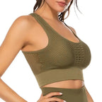 New Trendy Women's T-shirts Workout Sports Bra Yoga Vest Backless Solid Quick Dry Running Gym Sport bra Yoga Shirts Stevvex