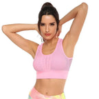 New Trendy Women's T-shirts Workout Sports Bra Yoga Vest Backless Solid Quick Dry Running Gym Sport bra Yoga Shirts Stevvex