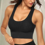 New Trendy Women's T-shirts Workout Sports Bra Yoga Vest Backless Solid Quick Dry Running Gym Sport bra Yoga Shirts Stevvex