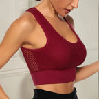 New Trendy Women's T-shirts Workout Sports Bra Yoga Vest Backless Solid Quick Dry Running Gym Sport bra Yoga Shirts Stevvex