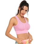 New Trendy Women's T-shirts Workout Sports Bra Yoga Vest Backless Solid Quick Dry Running Gym Sport bra Yoga Shirts Stevvex