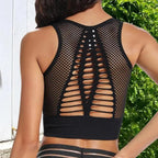 New Trendy Women's T-shirts Workout Sports Bra Yoga Vest Backless Solid Quick Dry Running Gym Sport bra Yoga Shirts Stevvex