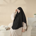 New Two-Layer Crepe Khimar (MK010) Mariam's Collection