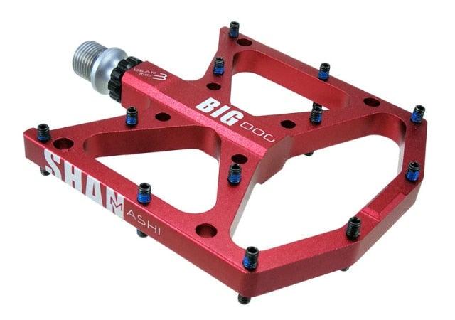 New Ultralight Bicycle Pedals Part Anti-Slip Aluminum Body Road Flat Foot Cycling Sealed 3 Bearing Mountain Bike Pedal Mountain Bike Pedals, Ultra Strong  Machined Bicycle Flat Alloy Pedals Non-Slip Stevvex