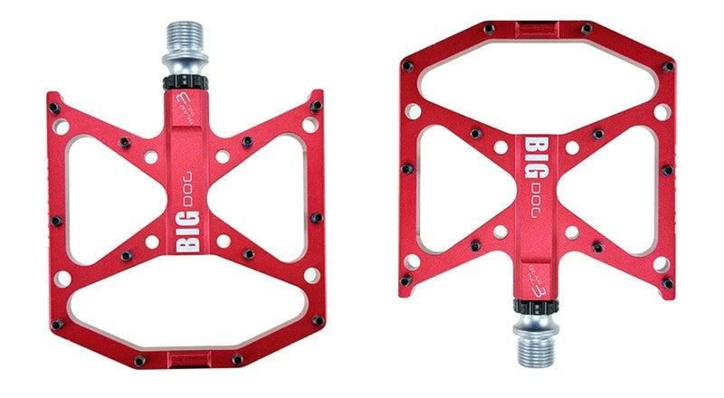 New Ultralight Bicycle Pedals Part Anti-Slip Aluminum Body Road Flat Foot Cycling Sealed 3 Bearing Mountain Bike Pedal Mountain Bike Pedals, Ultra Strong  Machined Bicycle Flat Alloy Pedals Non-Slip Stevvex