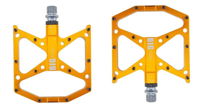 New Ultralight Bicycle Pedals Part Anti-Slip Aluminum Body Road Flat Foot Cycling Sealed 3 Bearing Mountain Bike Pedal Mountain Bike Pedals, Ultra Strong  Machined Bicycle Flat Alloy Pedals Non-Slip Stevvex