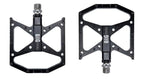 New Ultralight Bicycle Pedals Part Anti-Slip Aluminum Body Road Flat Foot Cycling Sealed 3 Bearing Mountain Bike Pedal Mountain Bike Pedals, Ultra Strong  Machined Bicycle Flat Alloy Pedals Non-Slip Stevvex