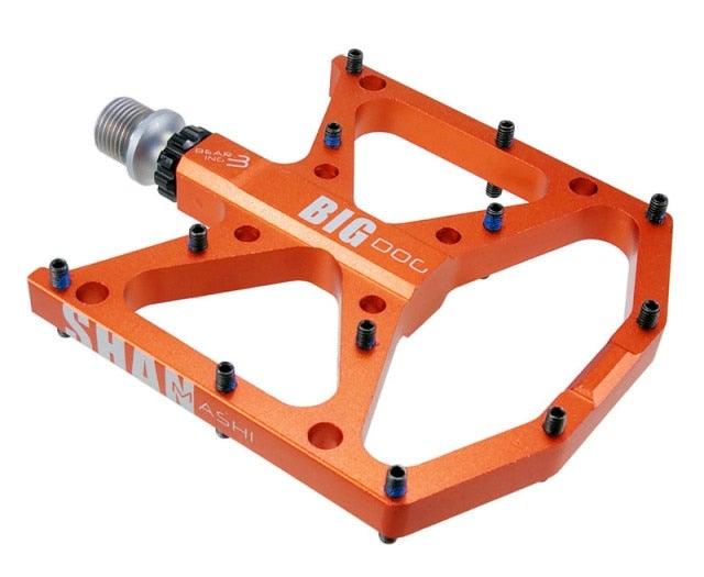 New Ultralight Bicycle Pedals Part Anti-Slip Aluminum Body Road Flat Foot Cycling Sealed 3 Bearing Mountain Bike Pedal Mountain Bike Pedals, Ultra Strong  Machined Bicycle Flat Alloy Pedals Non-Slip Stevvex