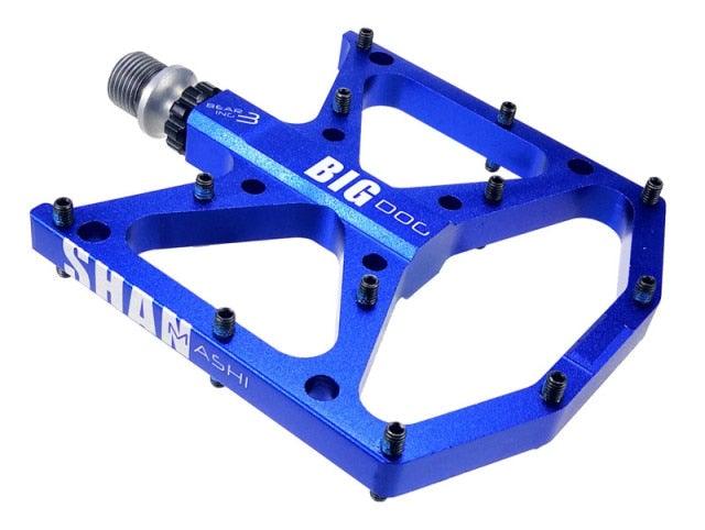 New Ultralight Bicycle Pedals Part Anti-Slip Aluminum Body Road Flat Foot Cycling Sealed 3 Bearing Mountain Bike Pedal Mountain Bike Pedals, Ultra Strong  Machined Bicycle Flat Alloy Pedals Non-Slip Stevvex