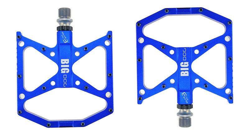 New Ultralight Bicycle Pedals Part Anti-Slip Aluminum Body Road Flat Foot Cycling Sealed 3 Bearing Mountain Bike Pedal Mountain Bike Pedals, Ultra Strong  Machined Bicycle Flat Alloy Pedals Non-Slip Stevvex