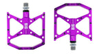 New Ultralight Bicycle Pedals Part Anti-Slip Aluminum Body Road Flat Foot Cycling Sealed 3 Bearing Mountain Bike Pedal Mountain Bike Pedals, Ultra Strong  Machined Bicycle Flat Alloy Pedals Non-Slip Stevvex