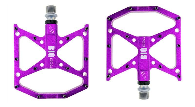 New Ultralight Bicycle Pedals Part Anti-Slip Aluminum Body Road Flat Foot Cycling Sealed 3 Bearing Mountain Bike Pedal Mountain Bike Pedals, Ultra Strong  Machined Bicycle Flat Alloy Pedals Non-Slip Stevvex