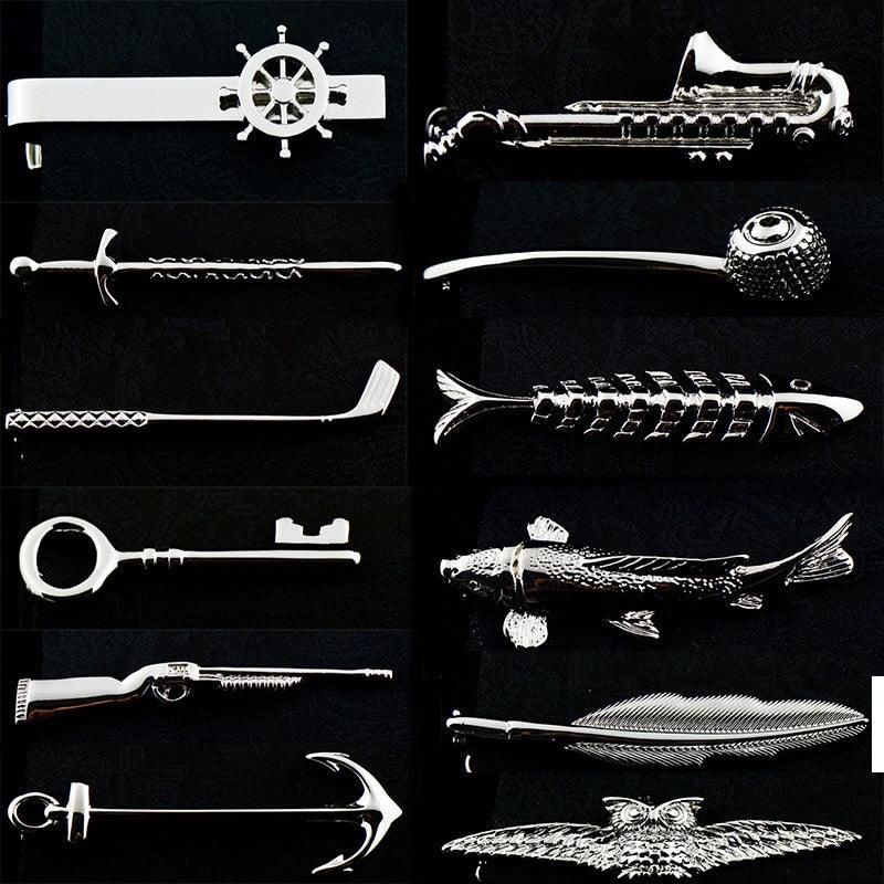 New Unique Quality Tie Clip  Simple Tie Clip Party Tie Bar Clip For Regular Ties Necktie Wedding Business Ties Accessories Men's Tie Pin Novelty Personality Tie Clip Regular Tie Necktie Clip For School And Daily Life Stevvex